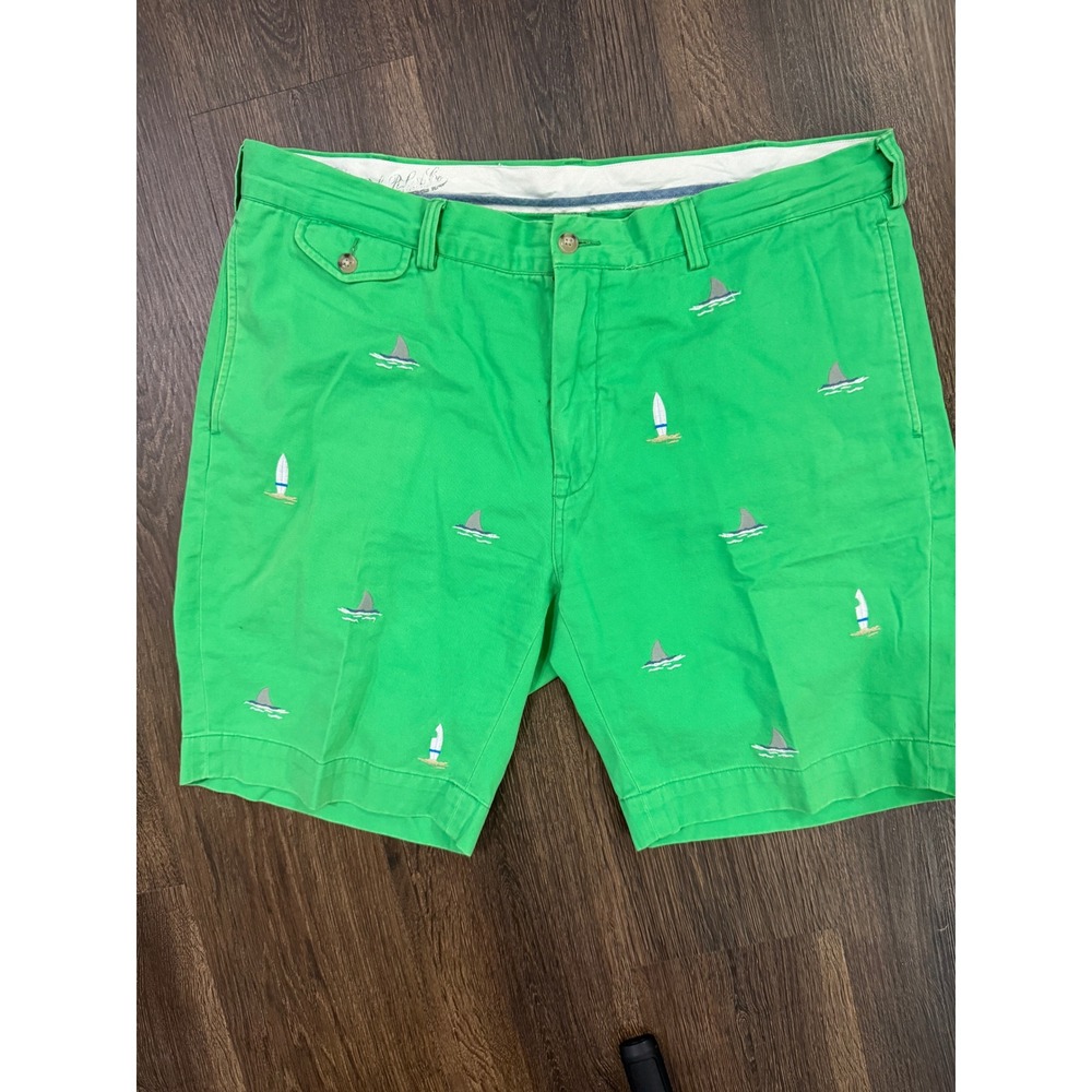 Polo Ralph Lauren Bedford Chino Mens 38 Green Classic Fit Cotton Pants